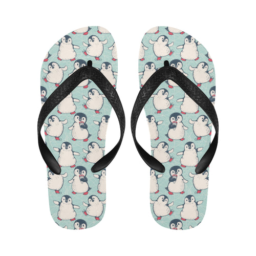 Cute Penguin pattern Unisex Flip Flops