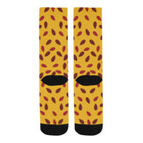 Passion fruit texture Crew Socks
