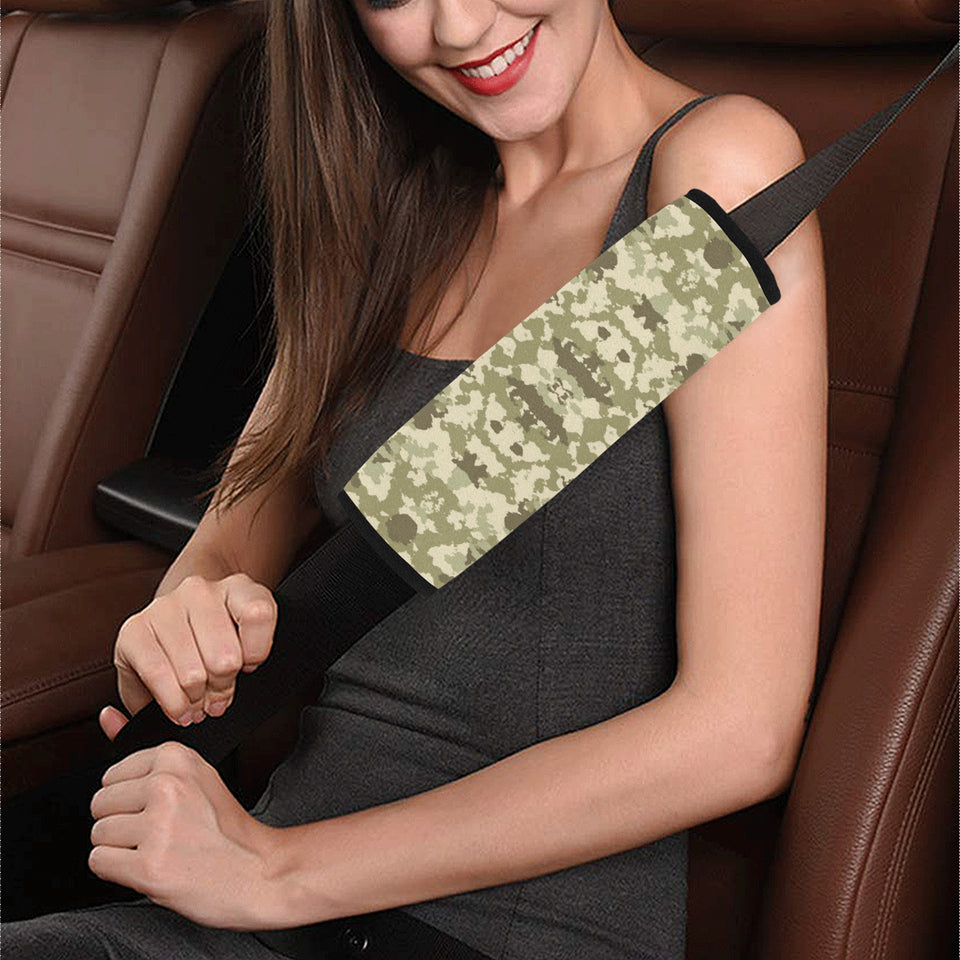 Light Green camouflage pattern Car Seat Belt Cover