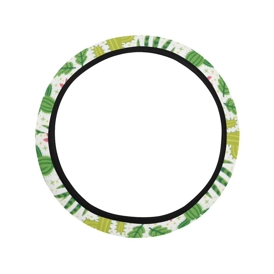 Cactus pattern copy Car Steering Wheel Cover