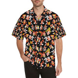 Goldfish Pattern Print Design 03 Men's All Over Print Hawaiian Shirt (Model T58)