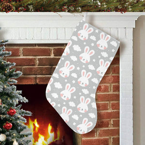 Rabbit cloud Pattern Christmas Stocking
