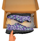 Eggplant Pattern Print Design 03 Men's Breathable Sneakers ( Model 055)