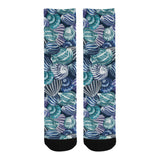 Shell design pattern Crew Socks