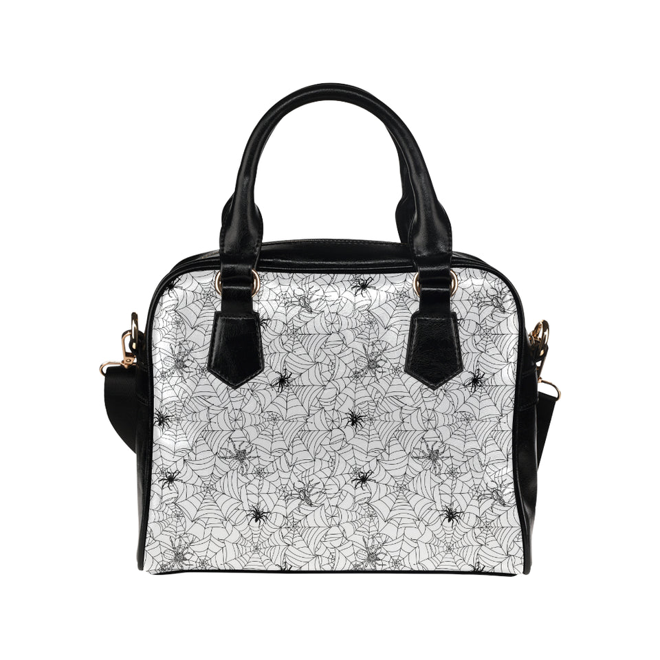 Spider web cobweb pattern Shoulder Handbag