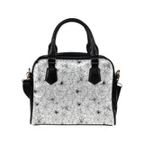 Spider web cobweb pattern Shoulder Handbag