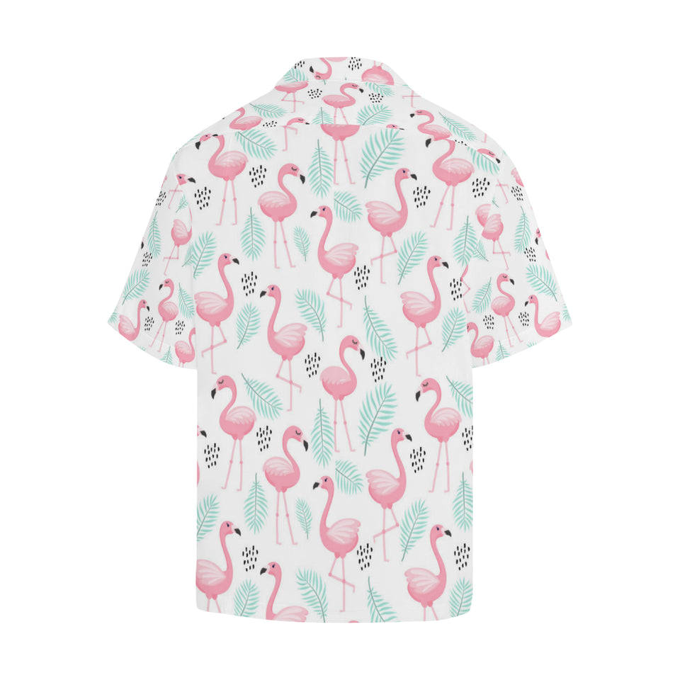 Cute flamingo pattern Men's All Over Print Hawaiian Shirt