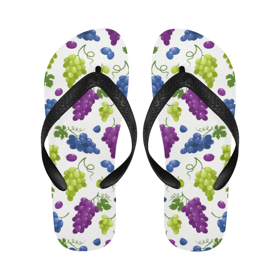 Grape pattern Unisex Flip Flops