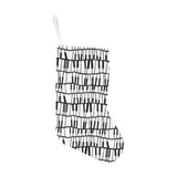 Piano Pattern Print Design 03 Christmas Stocking