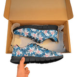 Hibiscus Pattern Print Design 02 Women's Sneaker Shoes