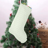 Cucumber pattern background Christmas Stocking