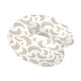 Cool gold moon abstract pattern U-Shaped Travel Neck Pillow