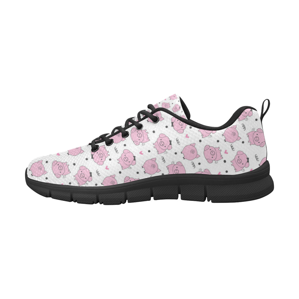 Pig Pattern Print Design 03 Men's Breathable Sneakers ( Model 055)