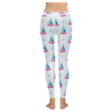 Sailboat anchor pattern Women's Legging Fulfilled In US