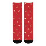 strawberry texture skin pattern Crew Socks