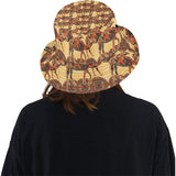 Camel polynesian tribal design pattern Unisex Bucket Hat