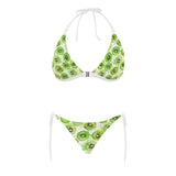 Watercolor kiwi pattern Sexy Bikinis Two-Piece Swimsuits