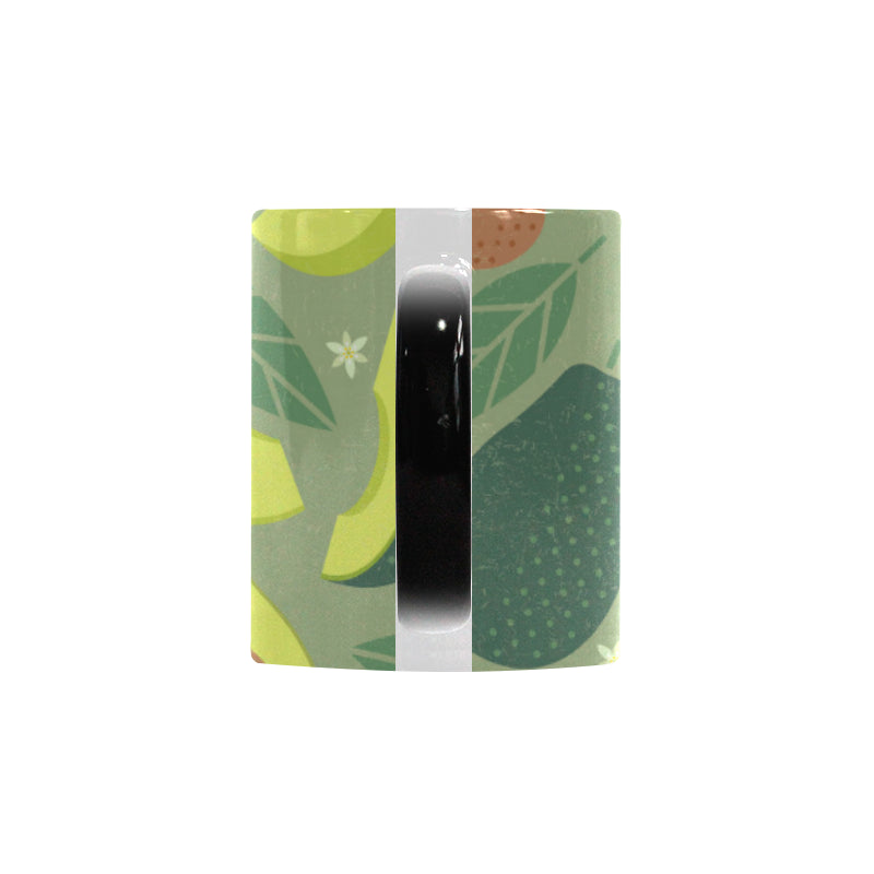 Avocado pattern Morphing Mug Heat Changing Mug