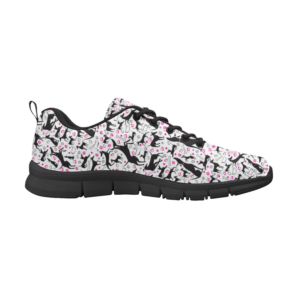 Greyhound Pattern Print Design 02 Women's Sneaker Shoes