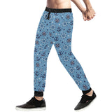 Anchors rudder compass star nautical pattern Unisex Casual Sweatpants