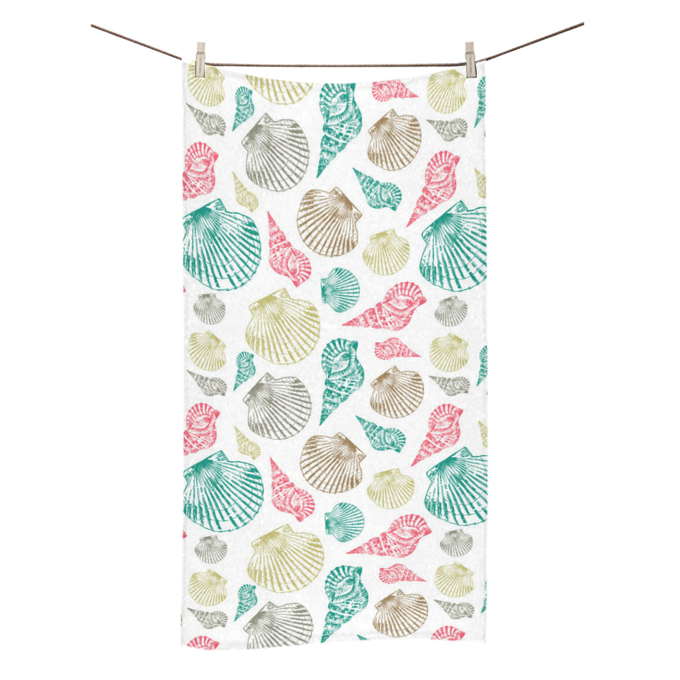 Colorful shell pattern Bath Towel