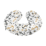 Anchors Rudders pattern U-Shaped Travel Neck Pillow