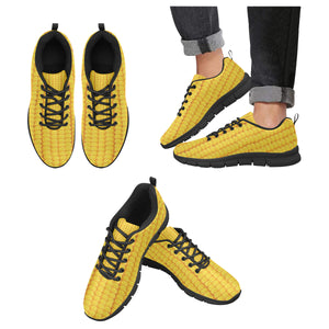 Corn Pattern Print Design 04 Men's Breathable Sneakers ( Model 055)