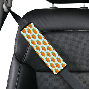 Carrot Pattern Print Design 03 Car Seat Belt Cover