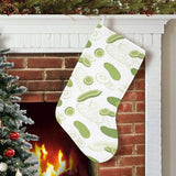 Cucumber sketch pattern Christmas Stocking