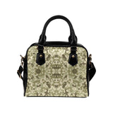 Light Green camouflage pattern Shoulder Handbag