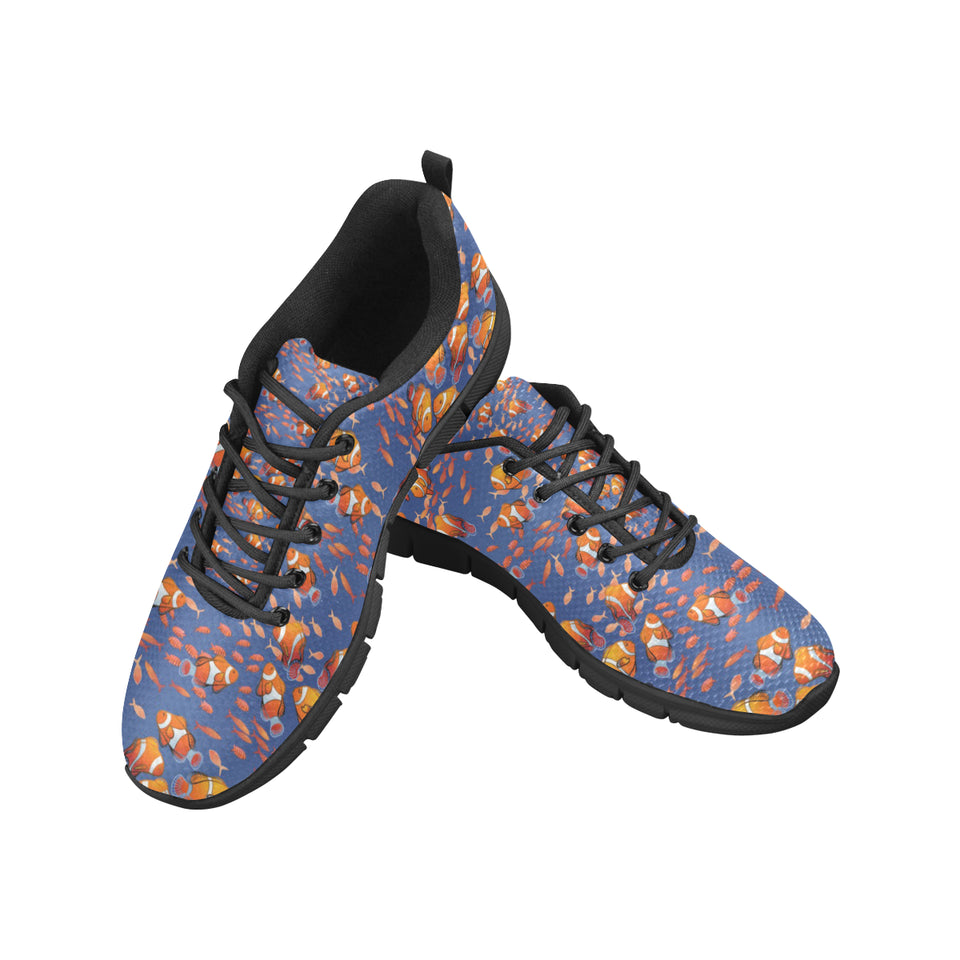 Clown Fish Pattern Print Design 04 Men's Breathable Sneakers ( Model 055)