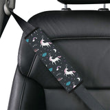 unicorn rainbows moon clound star pattern Car Seat Belt Cover