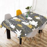 Beautiful gold autumn maple leaf pattern Tablecloth