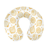 hand drawn onion pattern U-Shaped Travel Neck Pillow