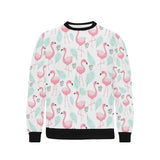 Cute flamingo pattern Men's Crew Neck Sweatshirt