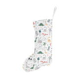 Cute cartoon dinosaurs tree pattern Christmas Stocking