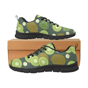 Whole sliced kiwi leave and flower Men's Sneaker Shoes