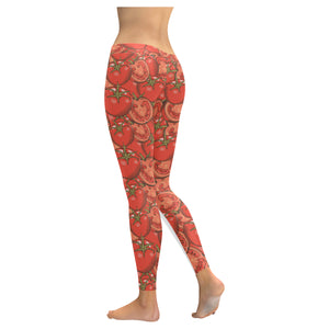 Red Tomato Pattern Women's Legging Fulfilled In US