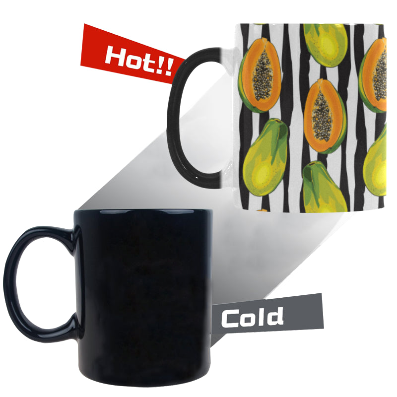 papaya design pattern Morphing Mug Heat Changing Mug
