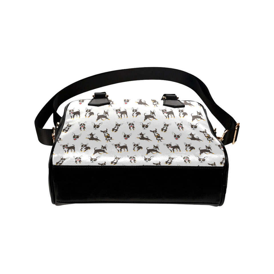 Chihuahua dog pattern Shoulder Handbag