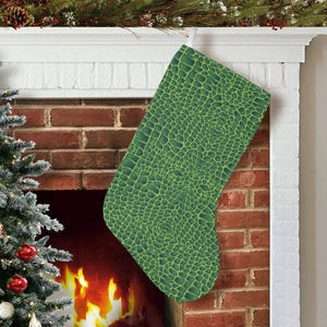 Crocodile Skin Printed Christmas Stocking