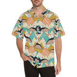 Eagle Pattern Print Design 02 Men's All Over Print Hawaiian Shirt (Model T58)