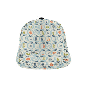 apples leaves pattern All Over Print Snapback Cap