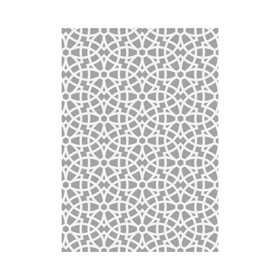 arabic gray pattern House Flag Garden Flag