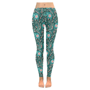 Elephants jungle pattern Women's Legging Fulfilled In US