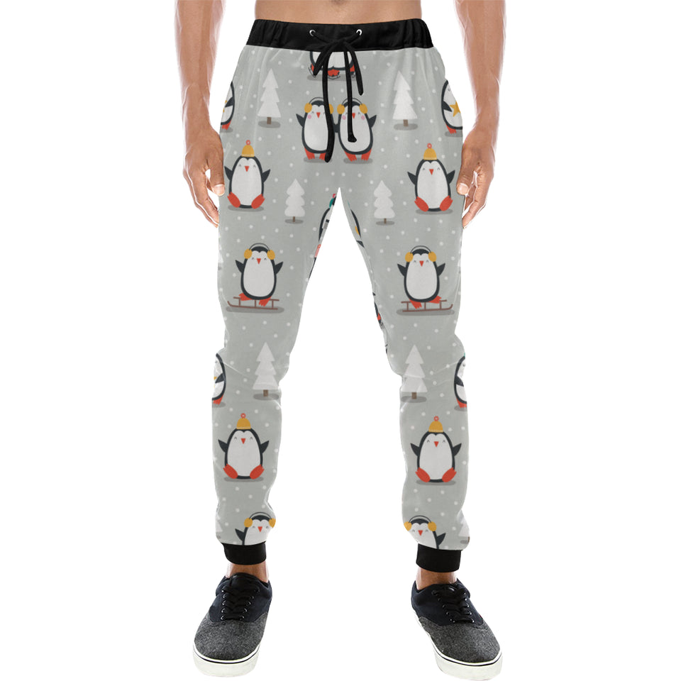 Cute Penguin christmas pattern Unisex Casual Sweatpants