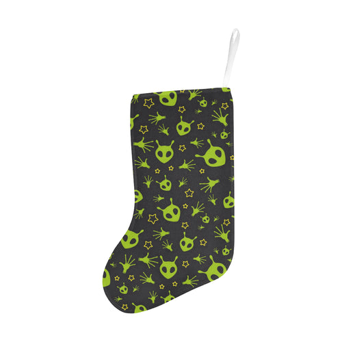 Alien Pattern Print Design 02 Christmas Stocking
