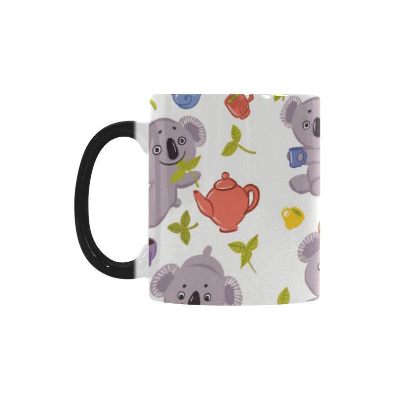 Cute koalas teapots tea Morphing Mug Heat Changing Mug