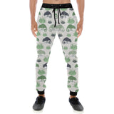 Chameleon lizard succulent plant pattern Unisex Casual Sweatpants