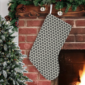 Coffee bean abstract modern pattern Christmas Stocking